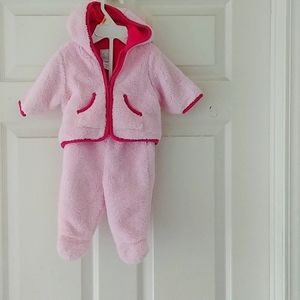 2 piece winter fleece lined winter outfit